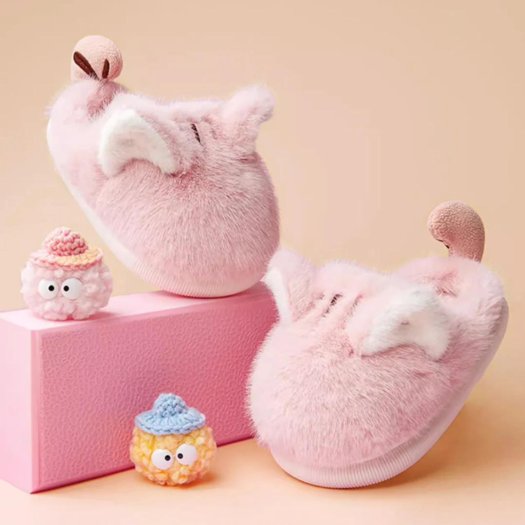 Mini Me ~ Furry Morris Slippers