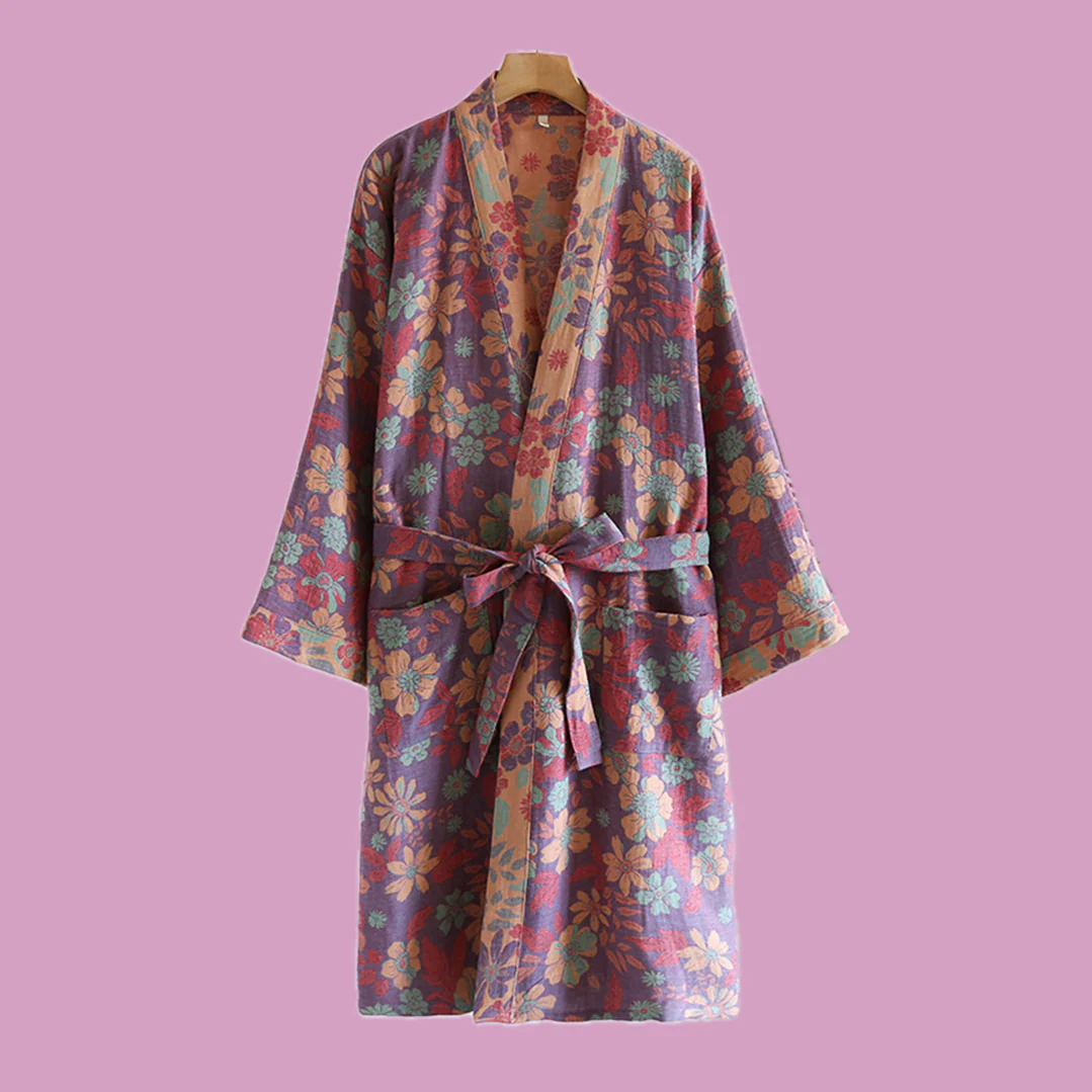 Fuyu Cotton Kimono Robes - Image 6