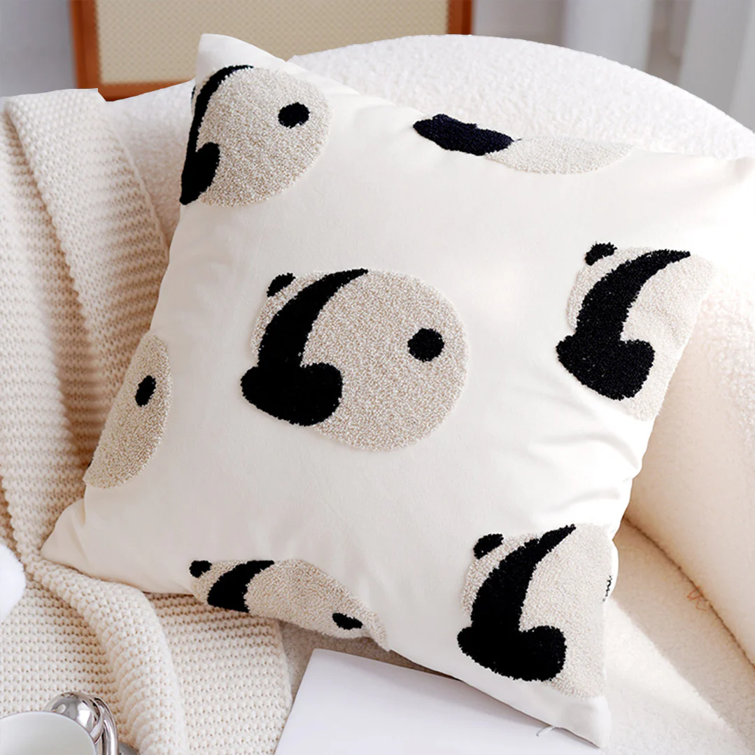 Fuzzy Panda Cushions - Image 2