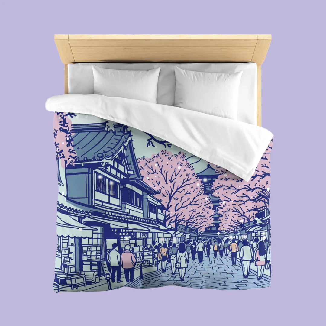 Nipponscape Bedding Set - Kyoto