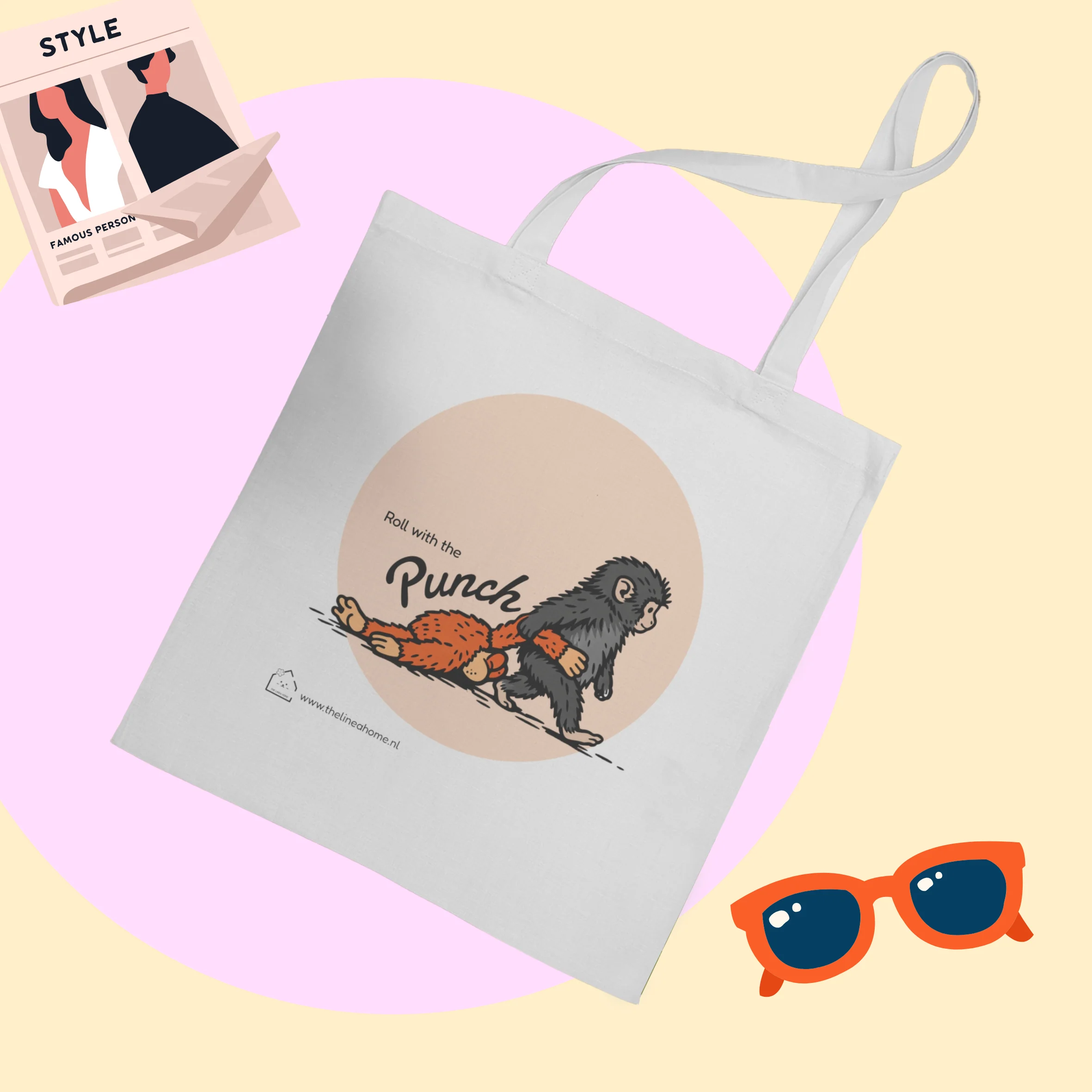 PUNCH The Monkey Tote Bag