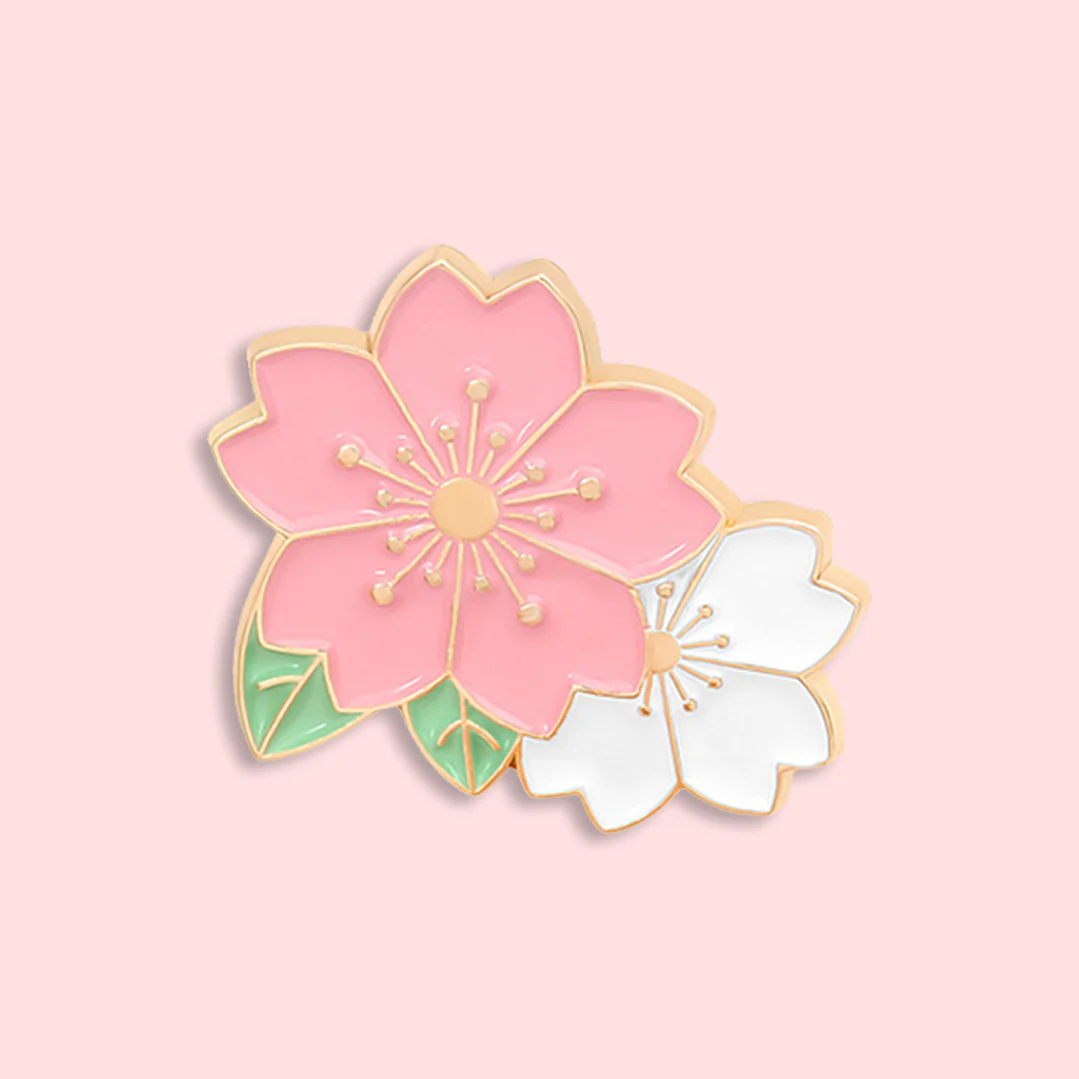 Spring Cherry Blossom Enamel Pins - Image 11