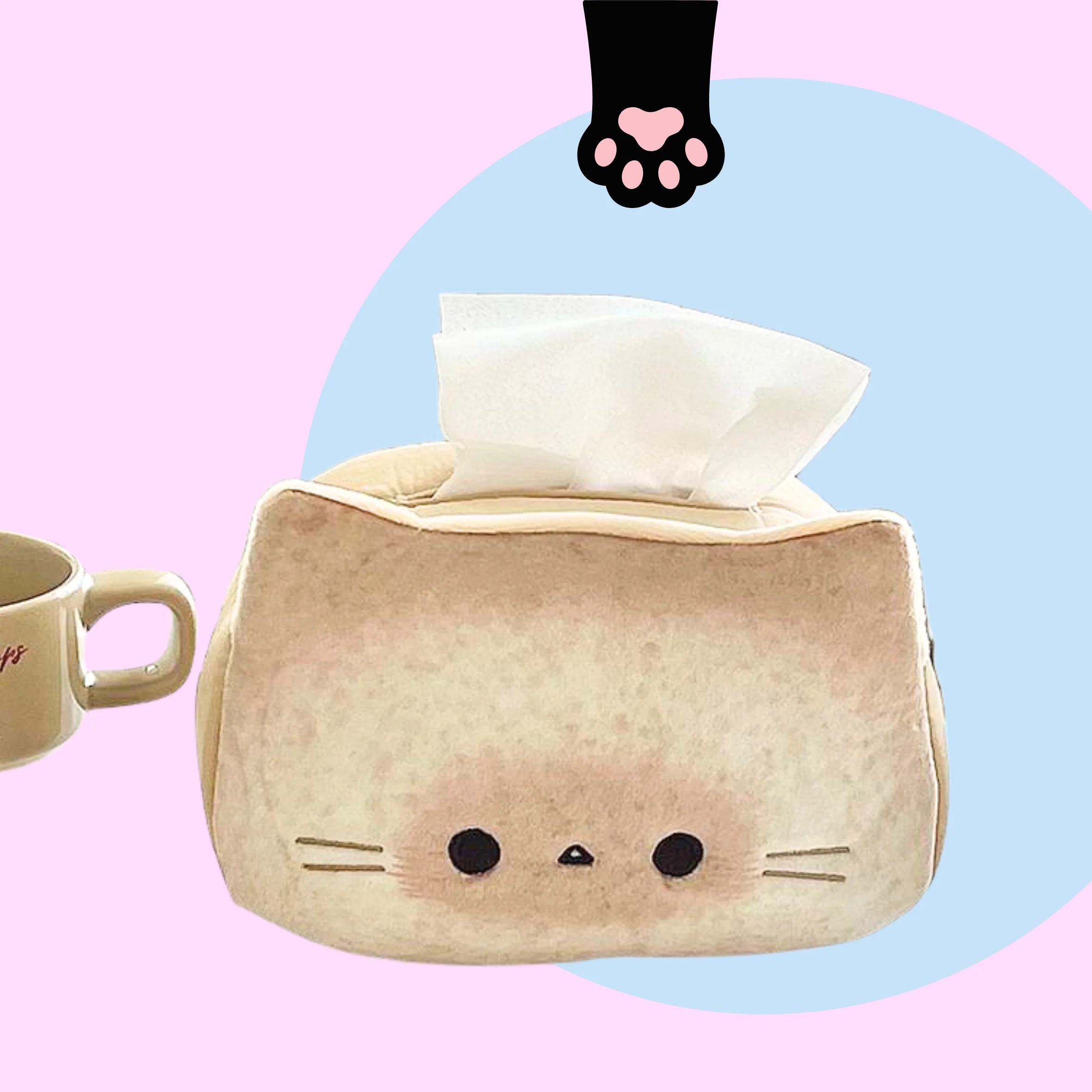 Meowy Kitty Tissue Box